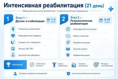 Реабилитация за 21 день в Верхнеяркеево